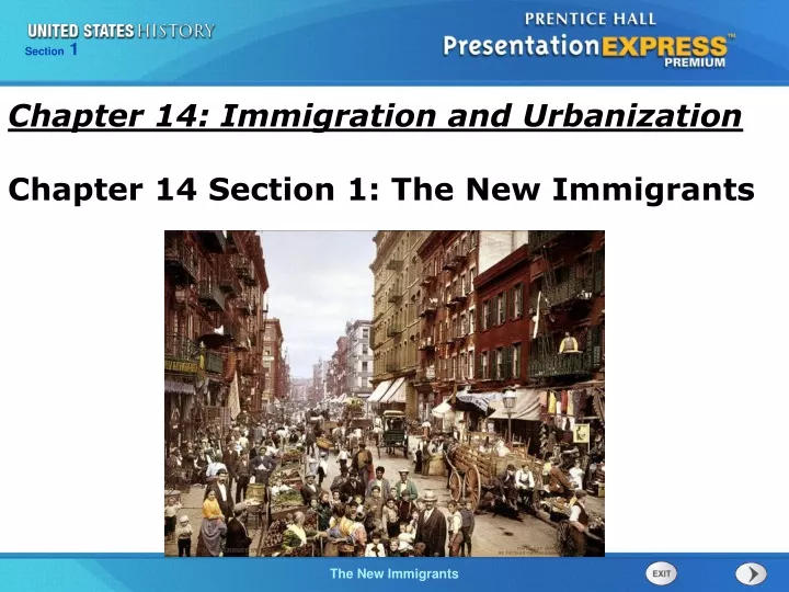 chapter 14 immigration and urbanization chapter