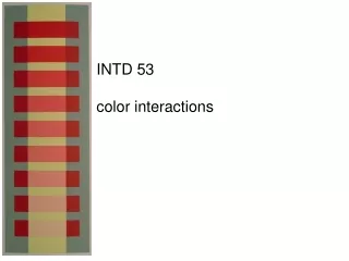 INTD 53 color interactions