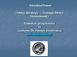 International Business Entry Strategies: Cultures and Foreign Investment - slide 1