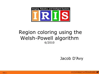 Region coloring using the Welsh-Powell algorithm 6/2010