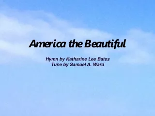 America the Beautiful