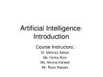 Artificial Intelligence :  Introduction - slide 1