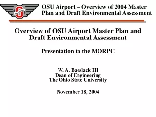 Airport Master Plan Purpose