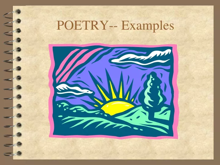 poetry examples