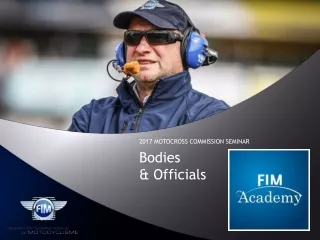 Bodies  &amp; Officials