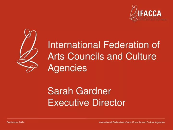 international federation of arts councils
