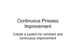 Continuous Process Improvement: Deming's PDSA Cycle - slide 1
