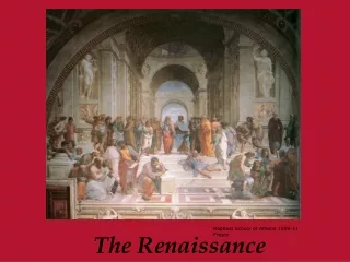 The Renaissance