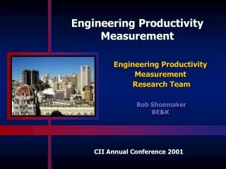 Engineering Productivity Measurement