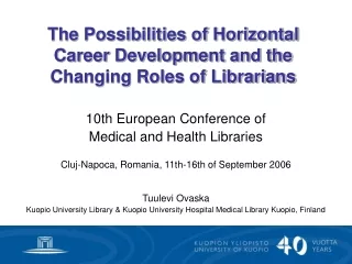 The Possibilities of Horizontal Career Development and the Changing Roles of Librarians