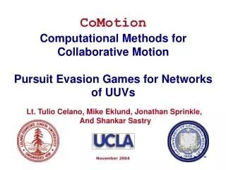 Pursuit Evasion Games (PEGs)  for Multiple UUVs
