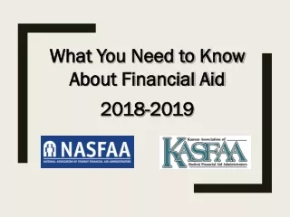 What You Need to Know About Financial Aid 2018-2019