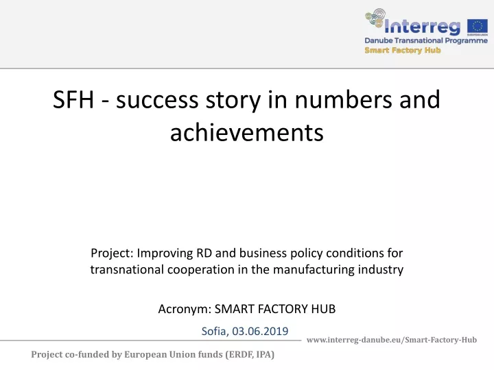 sfh success story in numbers and achievements