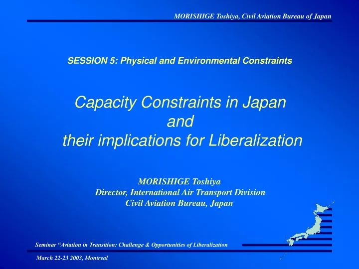 session 5 physical and environmental constraints