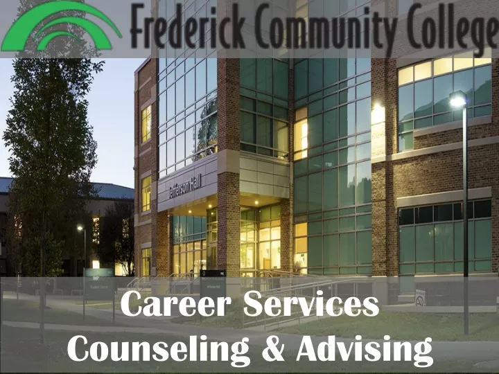 career services counseling advising