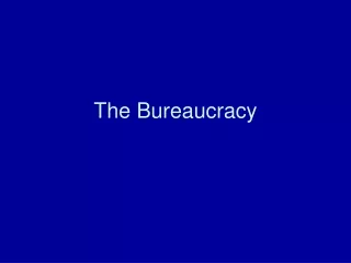 The Bureaucracy