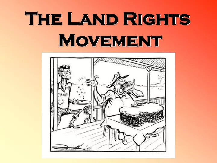 the land rights movement