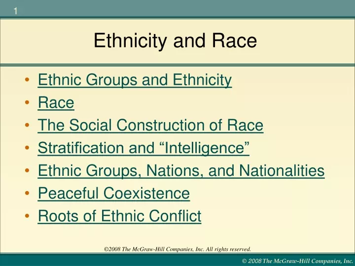 ethnicity and race