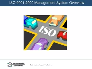 ISO 9001:2000 Management System Overview