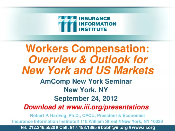 workers compensation overview outlook for new york and us markets