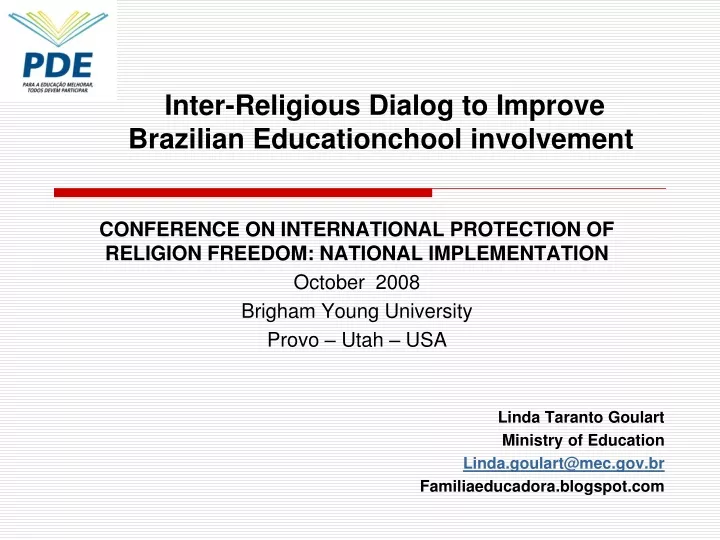 inter religious dialog to improve brazilian