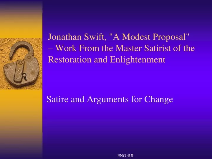 jonathan swift a modest proposal work from the master satirist of the restoration and enlightenment