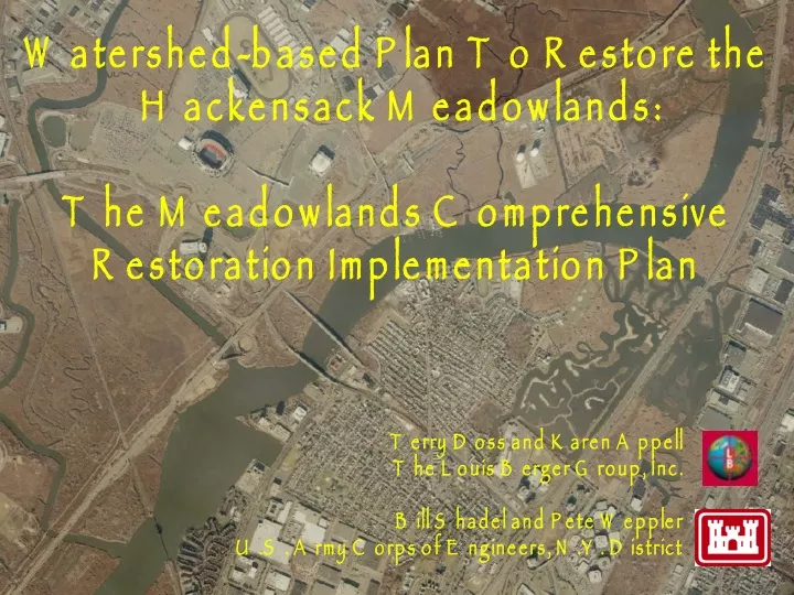 watershed based plan to restore the hackensack