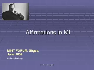 Affirmations in MI