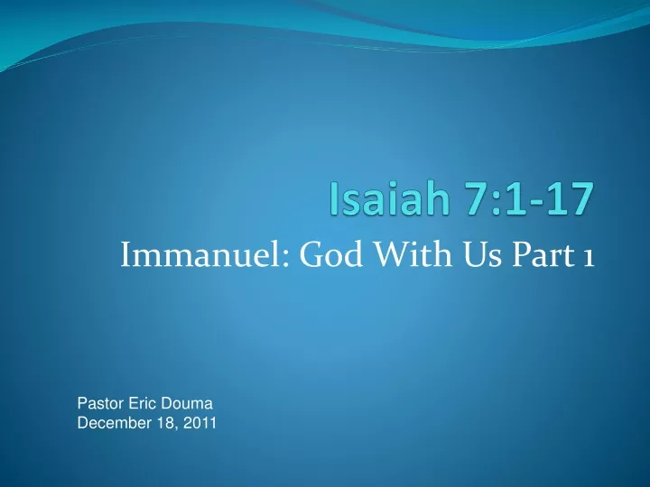 isaiah 7 1 17