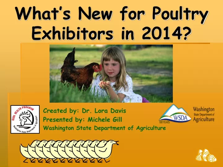 what s new for poultry exhibitors in 2014
