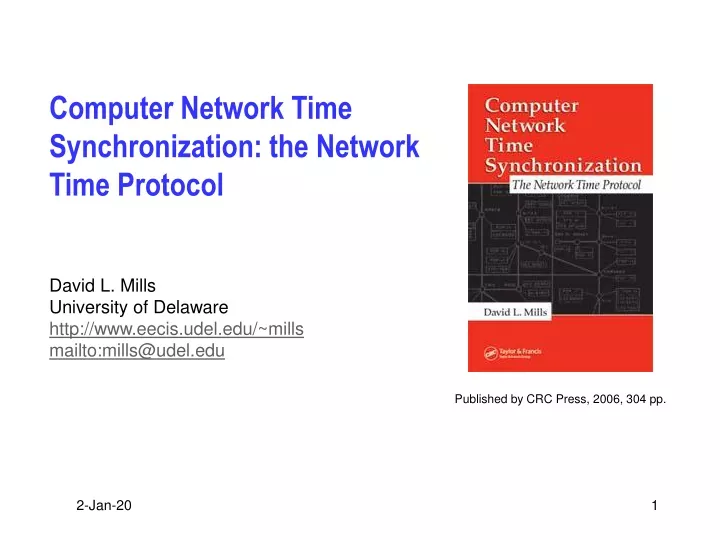 computer network time synchronization the network time protocol