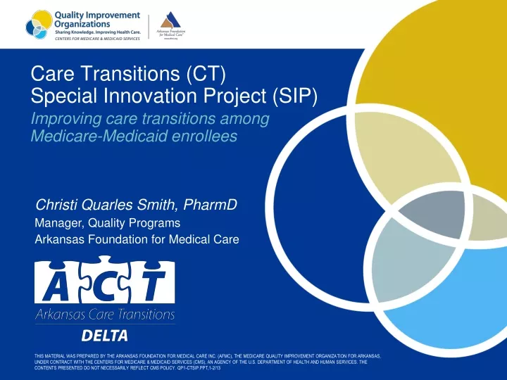 care transitions ct special innovation project sip