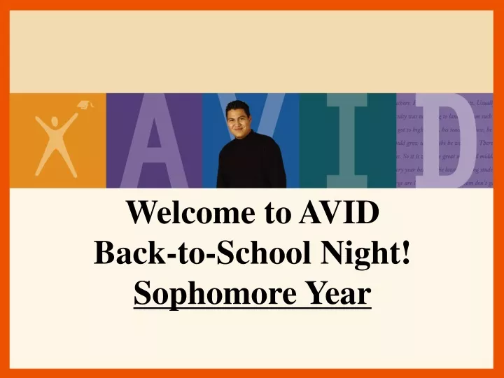 welcome to avid back to school night sophomore