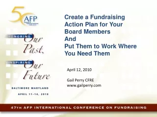 Create a Fundraising Action Plan for Your Board Members And  Put Them to Work Where You Need Them
