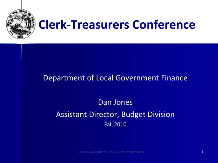 clerk treasurers conference