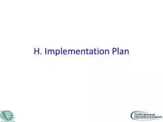 H. Implementation Plan