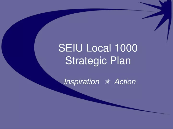 seiu local 1000 strategic plan