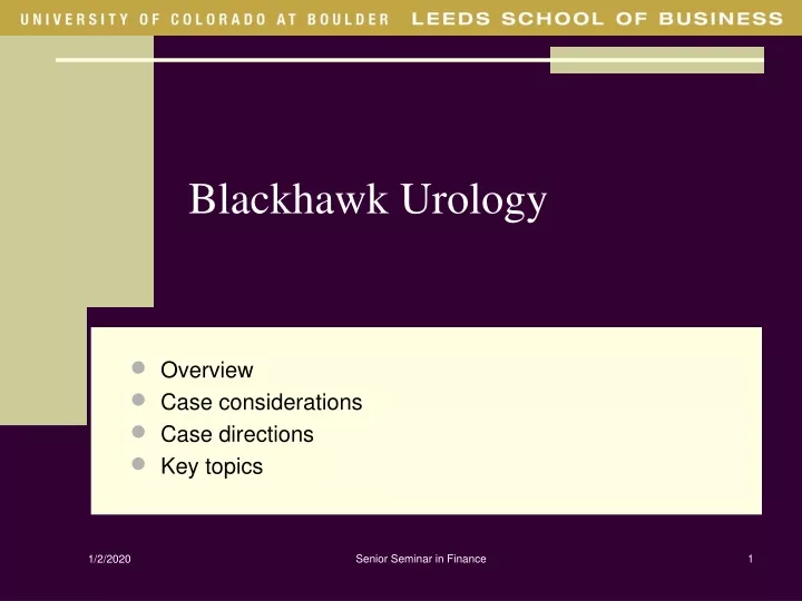 blackhawk urology
