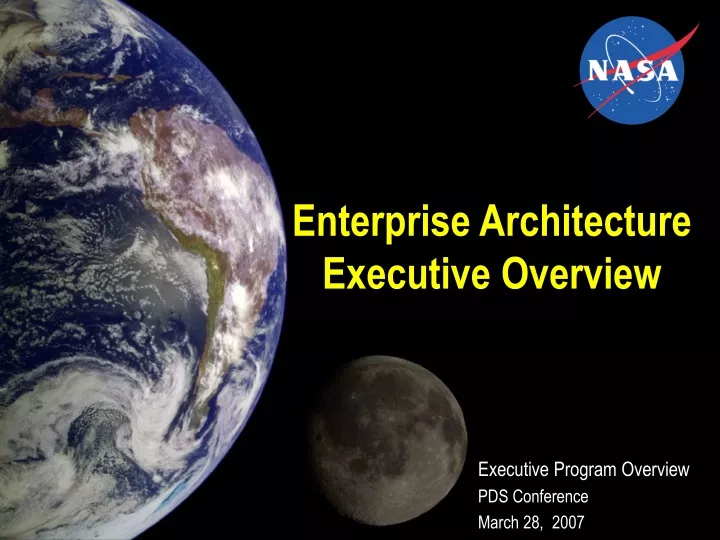 enterprise architecture executive overview