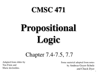 Propositional Logic