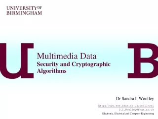 Multimedia Data Security and Cryptographic Algorithms