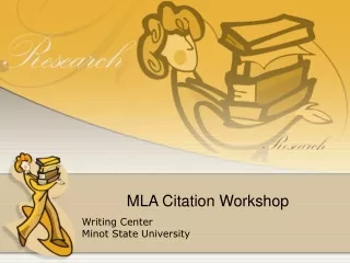 MLA Citation Workshop