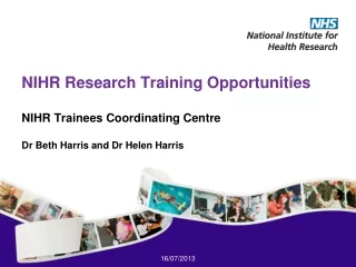 National Institute of Health Research