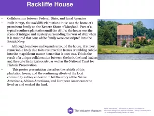 Rackliffe House