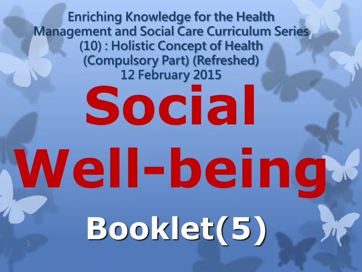 social well being