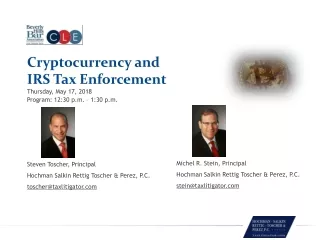 Cryptocurrency and  IRS Tax Enforcement