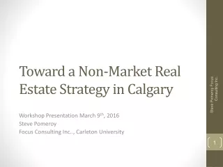 Toward a Non-Market Real Estate Strategy in Calgary
