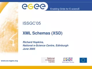 ISSGC’05 XML Schemas (XSD)