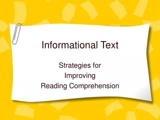 Informational Text