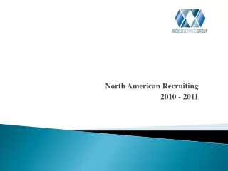 North American Recruiting 2010 - 2011